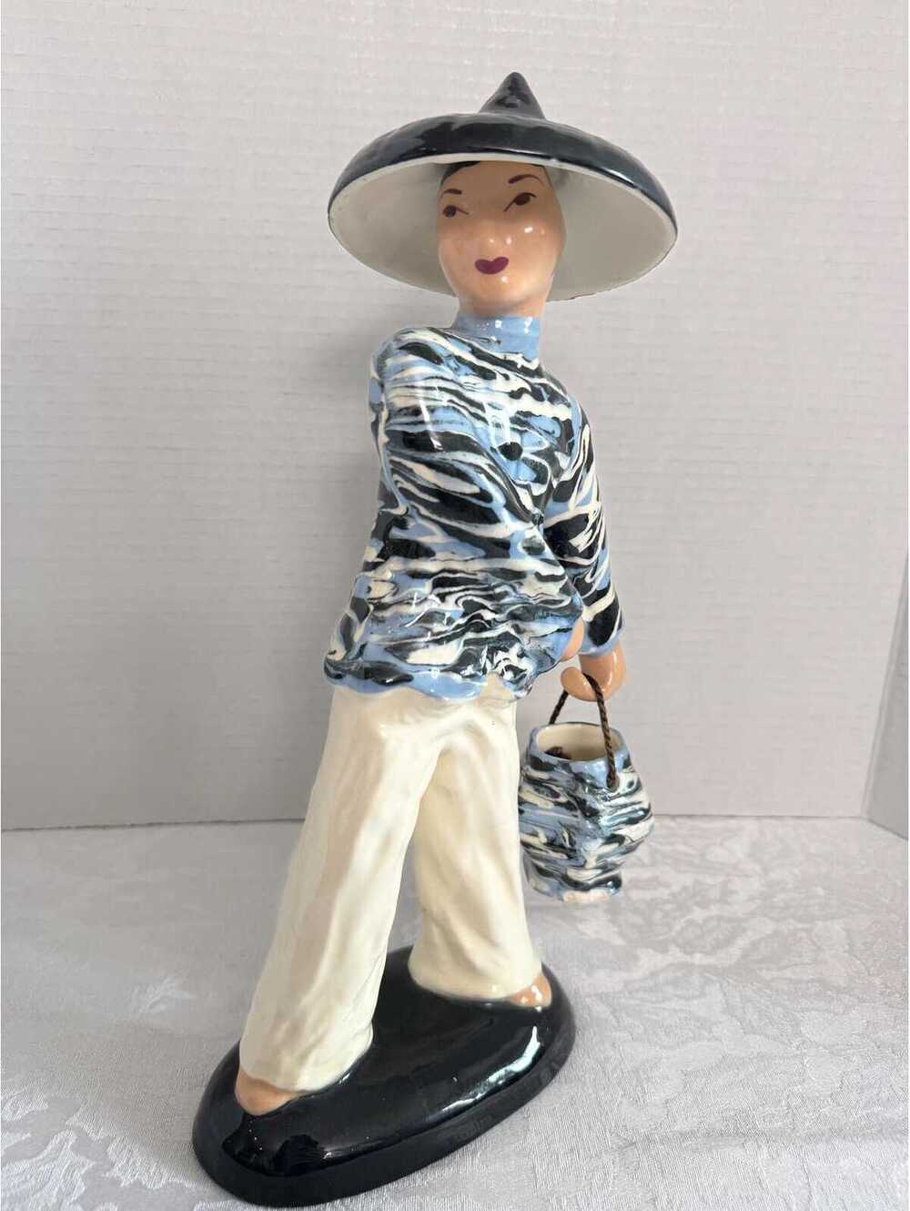 Vintage Hedi Schoop Hollywood California Figurine MCM Art Pottery